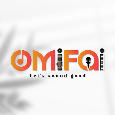 Music instruments logo branding graphic design logo