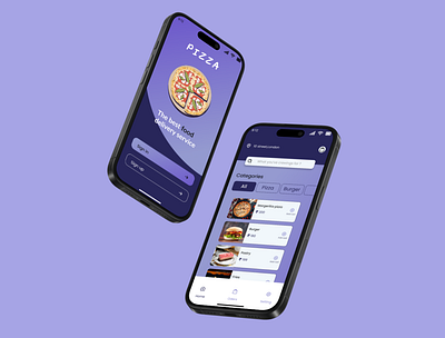 Food delivery app animation app appdesign application branding design food fooddeliveryapp graphic design illustration ui uidesign uiux ux vector