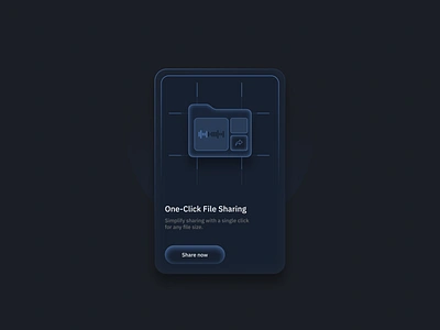 Card - File Sharing blue card devdock drag and drop file file upload minimal modern product design ui ui design uplaoder upload