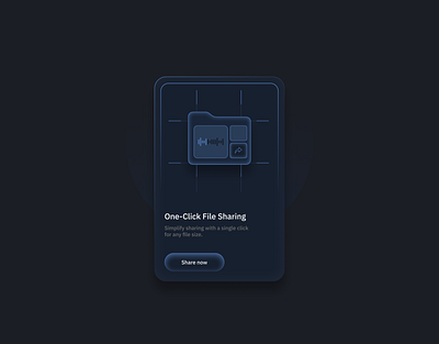 Card - File Sharing blue card devdock drag and drop file file upload minimal modern product design ui ui design uplaoder upload