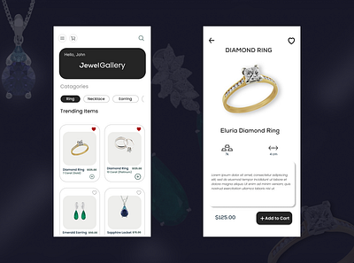 jewellery App Ui jewellery app ui