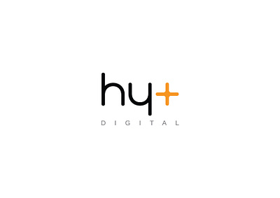 HY+ Digital branding design flat graphic design logo ui vector