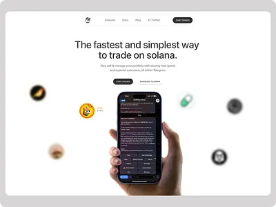 Bonkbot Hero Section Redesign