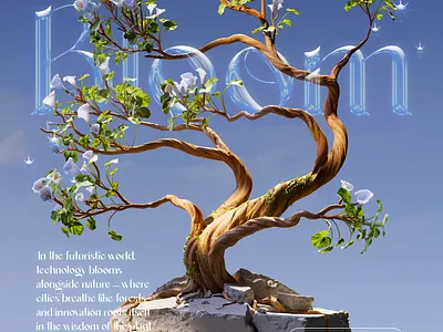 Bloom Poster Design design graphic design illustration photoshop poster