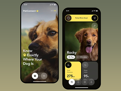 PetConnect Mobile Application animal app app design application care design dog mobile mobile app mobile app design mobile application mobile platform platform tracker ui ui design ux ux design uxui veterinary