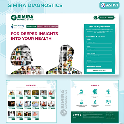 Healthcare & Diagnostic Website appointment ashvi diagnostic doctor health care healthcare hospital website