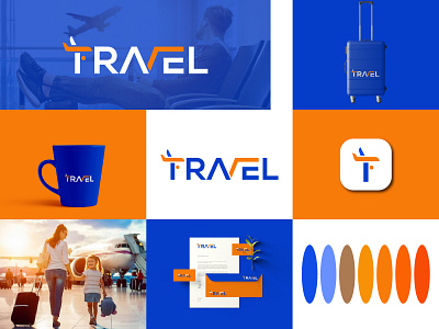 Travel Airline Logo Design | Agency Tour Logo Design airplane airplane logo branding gradeint iconic identity letter mark logo design modern t t letter logo tour logo travel travel agency logo travel business travel logo turist word mark