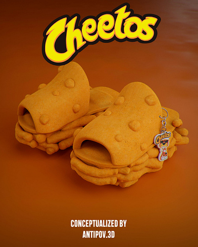 CHEETOS SLIDER 🍟 3d 3dmodeling animation art b blender3d branding cheetos concept design digital art graphic design illustration logo motion graphics slider