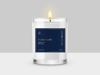 Candle Label Design aromatherapy branding candle candle packaging clean company design label label design label packaging luxury packaging minimalist modern product design