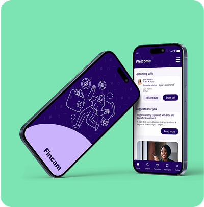 UX Design case study - Fincam financial advice app financial advice app information architecture prototyping ui user research ux ux design wireframing