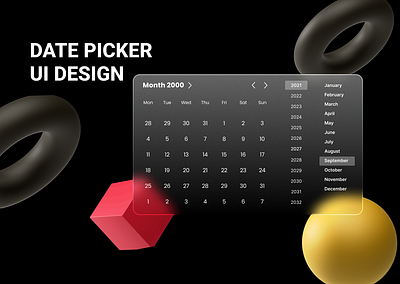 Date Picker app brand branding calender date desin figma pick picker screen text trend trending ui ux