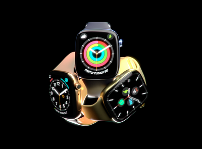 APPLE WATCH 🍎 3d 3dmodeling animation apple apple watch blender3d design digital art graphic design illustration ios motion graphics product product render watch