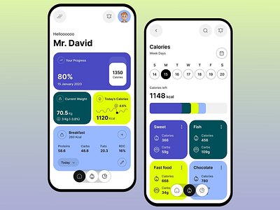 Daily Health Tracker App app application daily design health health tracker health tracker app health tracker application health tracker platform healthcare mobile mobile app mobile application mobile health tracker mobile platform ui ui design ux ux design wellness app