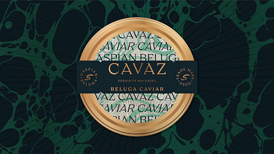 Cavaz Beluga Caviar branding design graphic design illustration logo packa packaging packaging design print typography