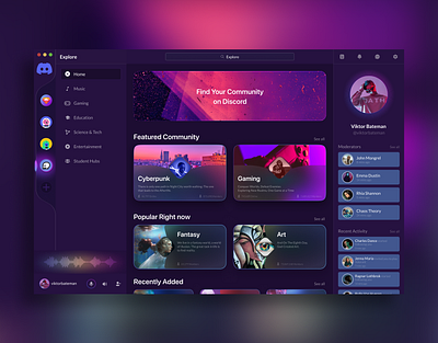 Discord Homepage Redesign branding design discord figma graphic design illustration laptop logo redesign typography ui uiux ux vector