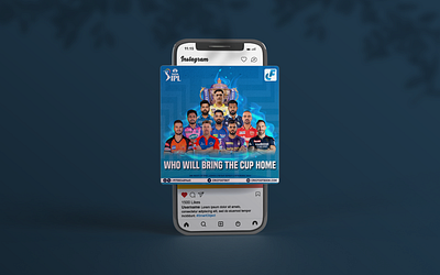 Social Media Post | IPL | Sports artist branding design graphic design illustration india ipl logo painting ui vector