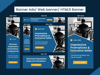 HTML5 Ads - Display Ads - Website Ads Banner - Web Banner Design ad image ads ads design ads display any ads banner banner ad banner advertising banner design bing ads cover design display ads flyer google ad google ads graphic design html5 html5 ads html5 ads google print web banner ads