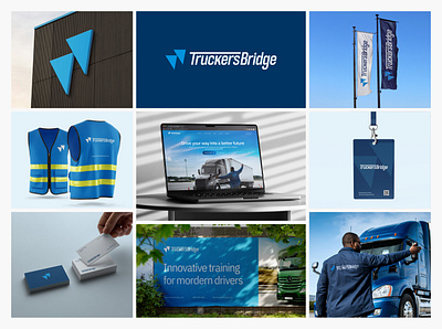 TruckersBridge branding graphic design logo motion