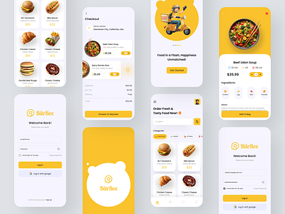 Food Delivery App Ui 🔥 app food screen food food app food app design food app ui design food mobile app food mobile design food ui design ui uiux user interface ux research