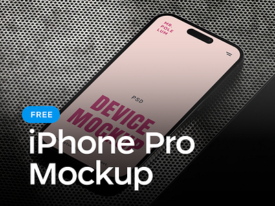 Free iPhone 16 Pro Mockup apple mockup branding design device mockup figma free free download free iphone mockup free mockup free template graphic design iphone 16 mockup iphone mockup iphone pro mockup logo psd typography ui ux