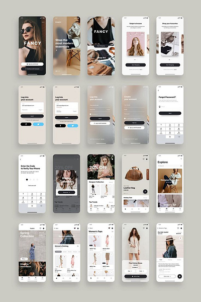 Fashion Store App ui