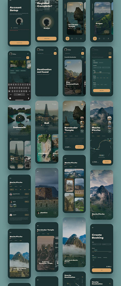 Travel Agency App ui