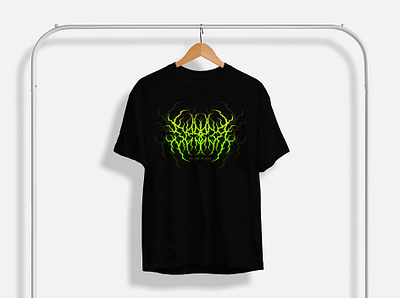 Gothic T-shirt Design! branding creative death metal logo design gothic graphic design green illustration logo metal modern new tshirt streetwear t shirt design tattoo design tee tshirts typography vector