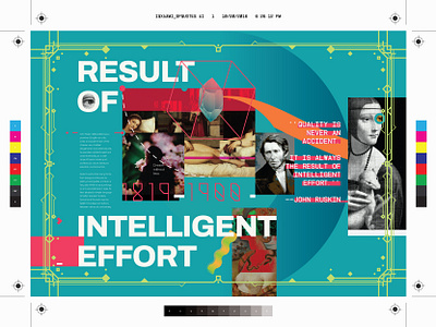 Intelligent Effort branding design graphic design identity illustration intelligent john ruskin typography vector