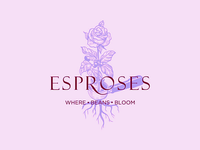 Esproses - Brandmark Design bloom brand brand identity branding branding concept brandmark creative design creativity design flower shop icon icopns logo logodesigner logomaker logomark modern modern design rose wordmark