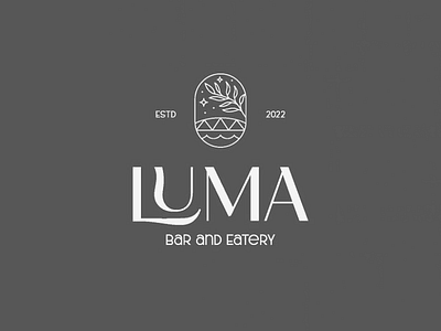 Luma - Bar and Eatery Brand Design bar brand brand design brand identity branding branding concept brandmark company logo design designer eatery logo logodesign logodesigner logomaker logomark logotype modern design modern logo service logo design