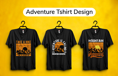 Adventure Tshirt Designer branding graphic design typography