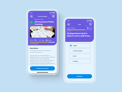 Quiz UI adobe app ui carvingdezine design figma graphic design mobile app mobile ui quiz quiz ui saas shot ui ui design ux ux and ui