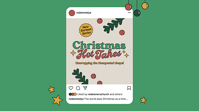 Christmas Young Adult Branding + Social Media Cont bible branding christian christmas church gospel holiday instagram ministry screen slides socia media graphics social media young adults