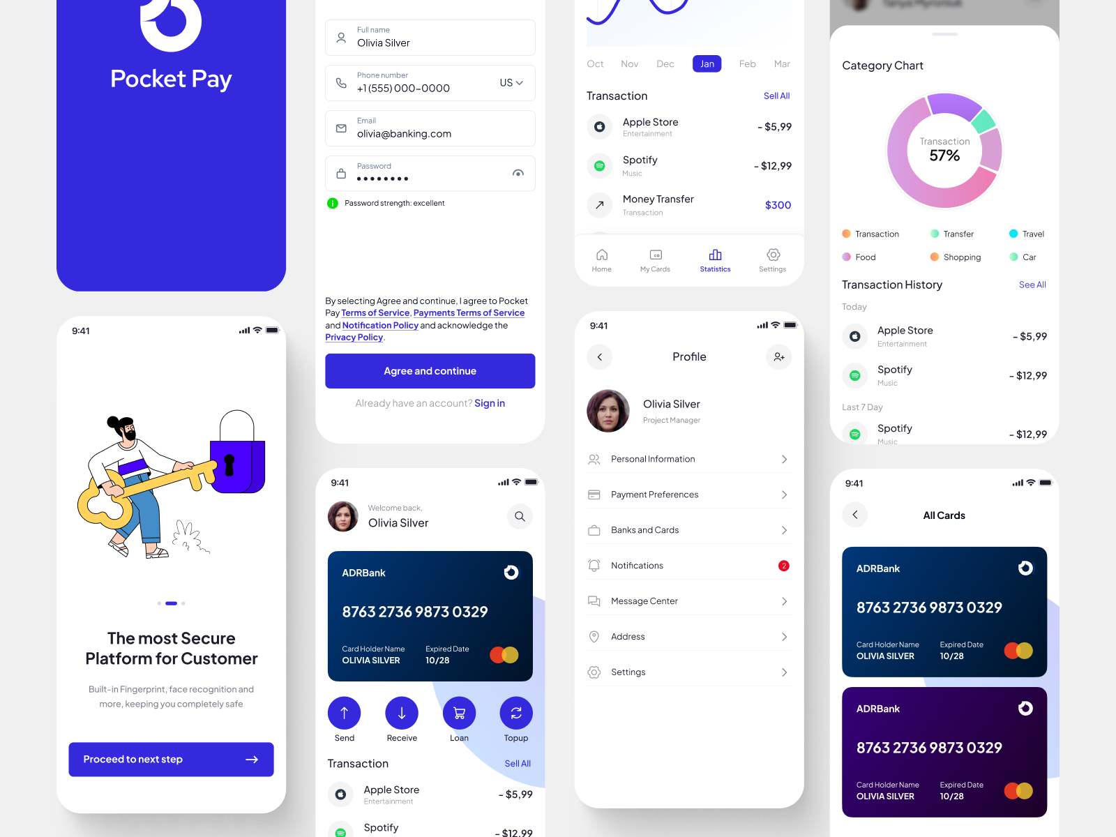 Example of Professional Mobile App UI/UX Design