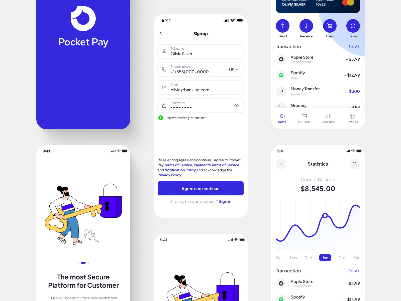 Example of Professional Mobile App UI/UX Design