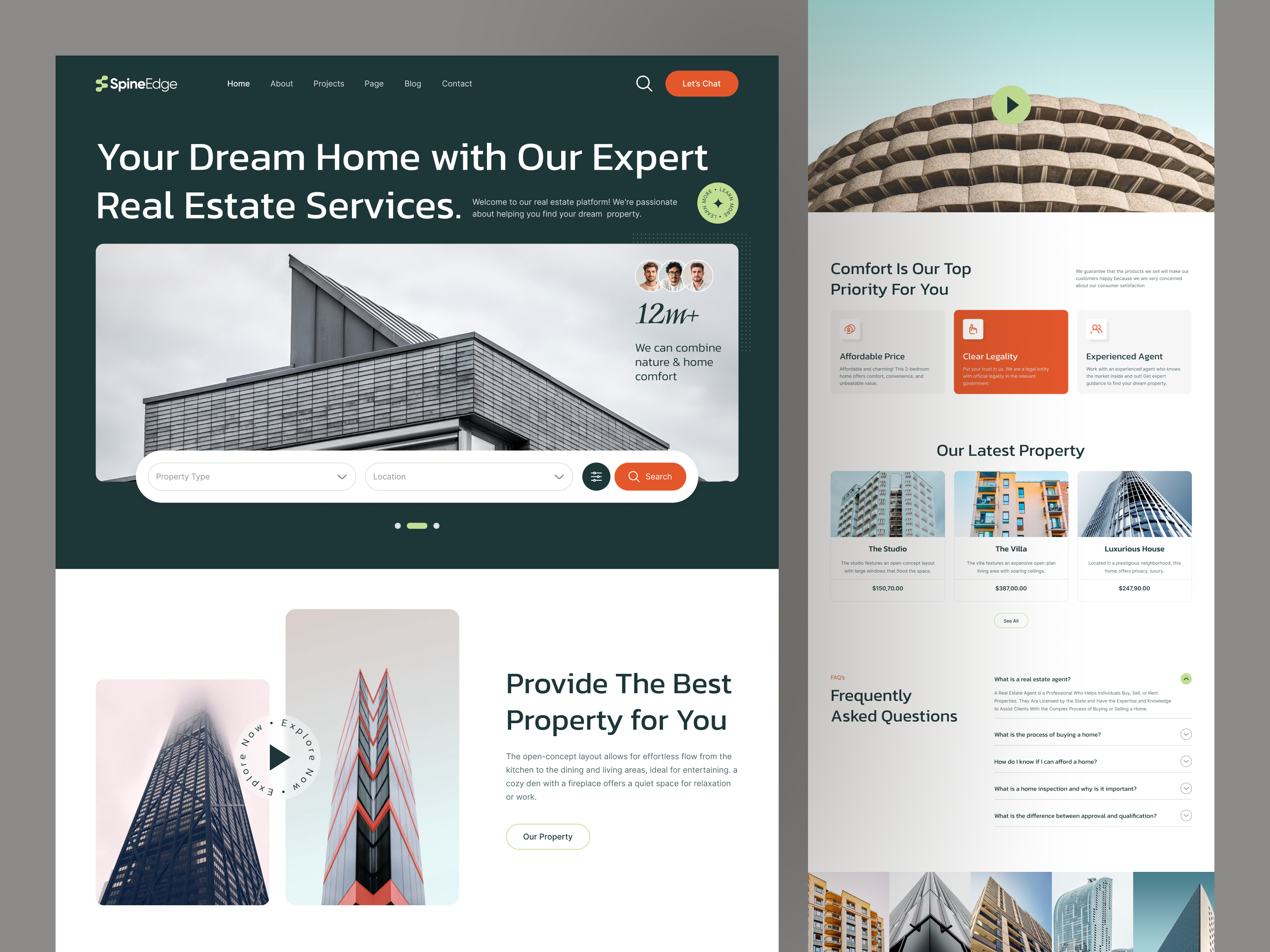 Example of Landing Page Design