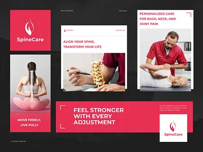 Spine Care’s Website And Branding Design by Brandsquare brandsquare chiropractic care