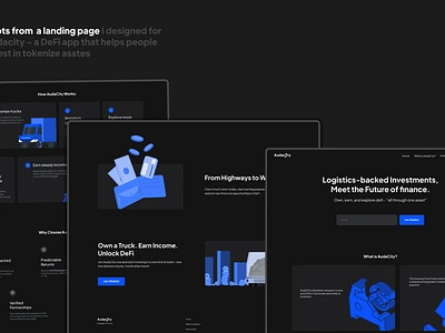 Landing Page - Audacity dappdesign