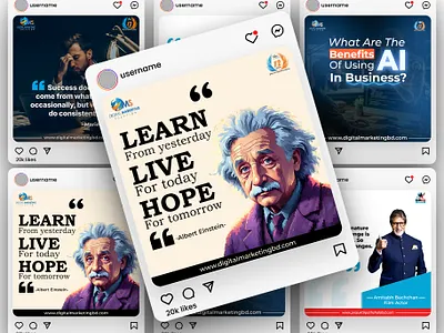 Creative Quotex Designs graphic design social media post design