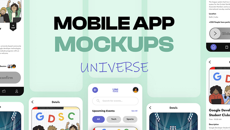 🎨UniVerse - University Event Management App UI/UX Design by Om Mathpati ...