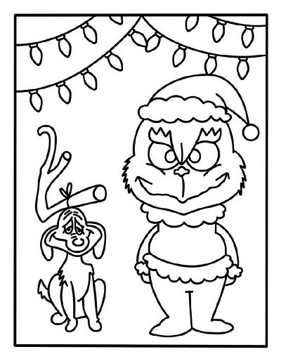 Grinch Coloring Pages (Free PDF Printables)