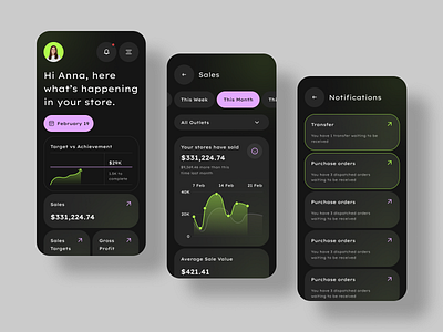 CRM system app branding dashboard design srm ui ux