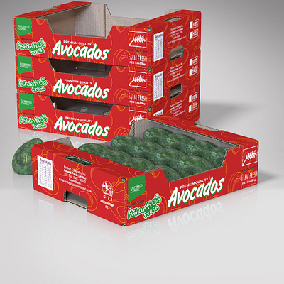 Avocado packaging Design box design brand identity branding design graphic graphic design label design package packaging packaging design