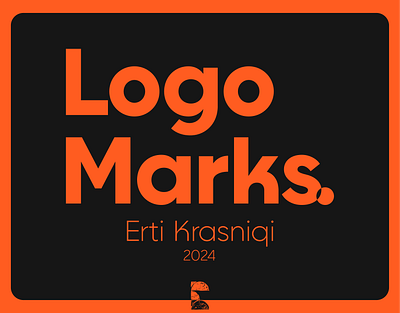 LogoMarks. 2024 behance branding erti erti krasniqi graphic design kosovo krasniqi logo logofolio logomarks