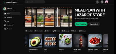 Lazarot Grocery ui