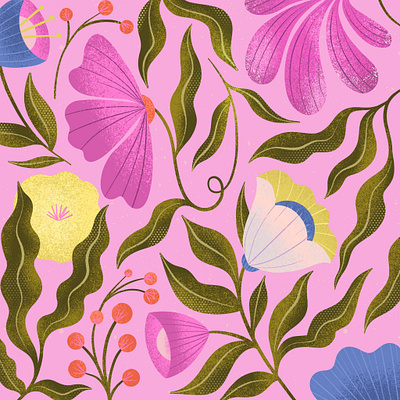 Texture Experiments #1 illustration pattern design procreate surface design