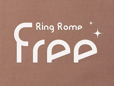 Find your free Ring - free font! pantone17 1230