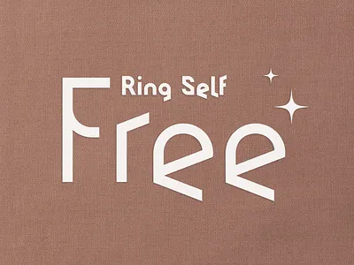 Find your free Ring - free font! pantone17 1230