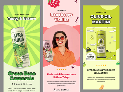 Aurabora Summer Campaigns branding campaigns design design inspirations email campaign graphic design soft drinks ui user retention visual storytelling