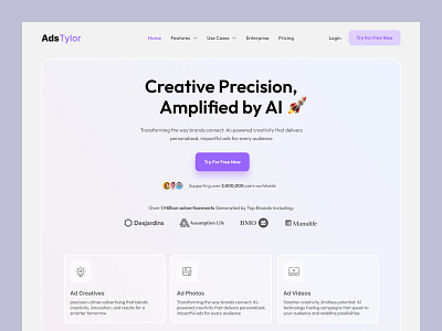 AI-powered ads creating website UI design ai website best web uiux designer best website uiux figma designer figma ui figma web ui figma website designer landing page ui landing page web ui landing page web uiux modern website uiux web ui website ui website uiux website uiux design website uiux designer